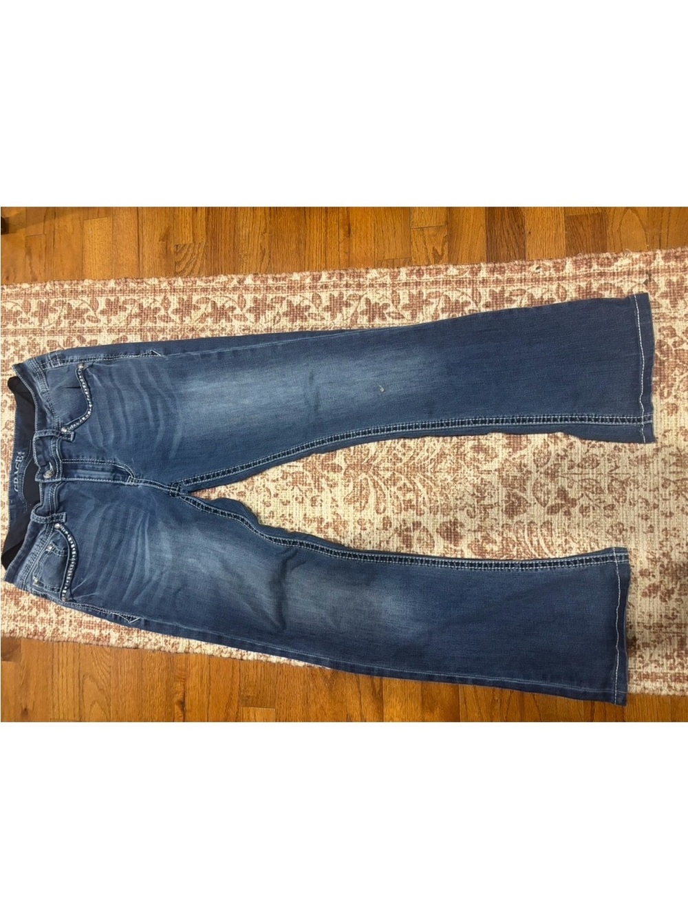 Grace Women's Dark Blue Flare Jeans